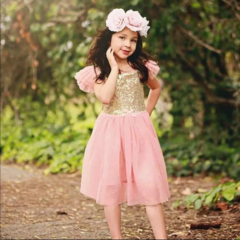 White tutu princess dress for toddler baby & girl